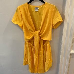 Princess Polly Pure Rhythm Playsuit Yellow